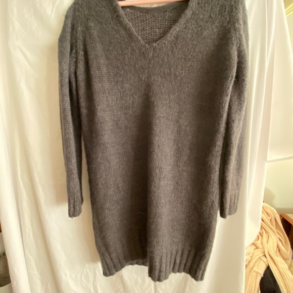 See by Chloe sweater dress, charcoal, size 8 - Picture 4 of 6